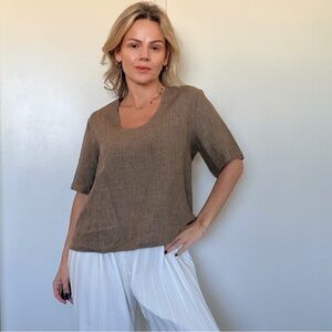 Almina Concept Linen Top